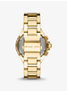 Oversized Camille Pavé Gold-Tone Watch image number 2