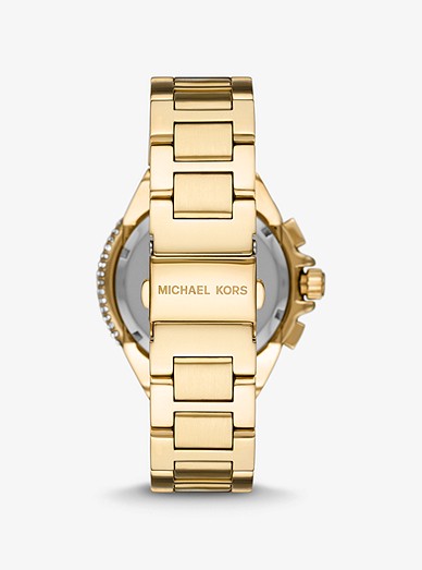 Oversized Camille Pavé Gold-tone Watch | Michael Kors