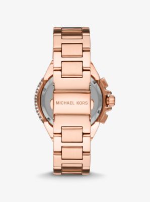 Oversized Camille Pavé Rose Gold-Tone Watch | Michael Kors