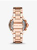 Oversized Camille Pavé Rose Gold-Tone Watch image number 2