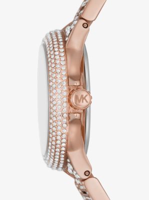 Mini Camille Pavé Rose Gold-Tone Watch