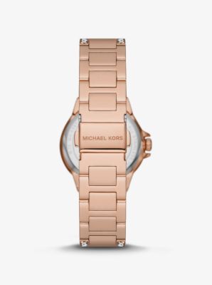 Michael kors rose gold watch macys hot sale