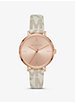 Oversized Jaryn Rose Gold-Tone and Logo Watch image number 0