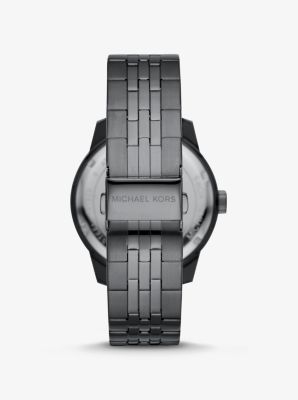 Oversized Cunningham Gunmetal Watch Michael Kors Canada