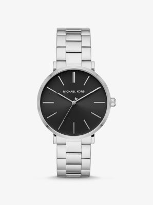 Oversized Auden Silver-Tone Watch | Michael Kors