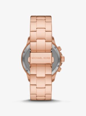 Oversized Bryn Pavé Rose Gold-Tone Watch | Michael Kors Canada