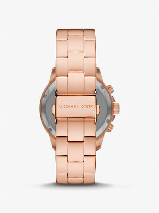 Oversized Bryn Pavé Rose Gold-Tone Watch image number 2