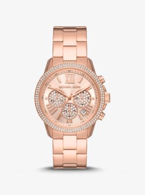 Michael kors rose sales gold watch macys