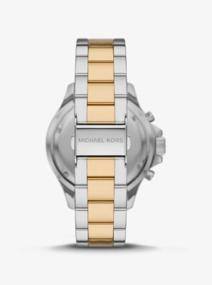 Oversized Everest Pavé Two-Tone Watch | Michael Kors