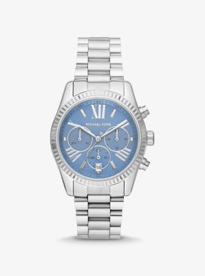 Michael kors silver lexington on sale watch