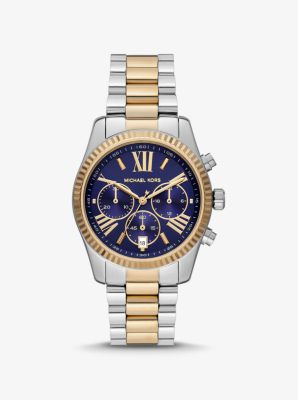 Michael kors clearance dual tone watch