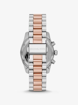 Michael kors lexington online two tone women's watch