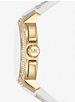 Oversized Sydney Pavé Gold-Tone and Logo Watch image number 1