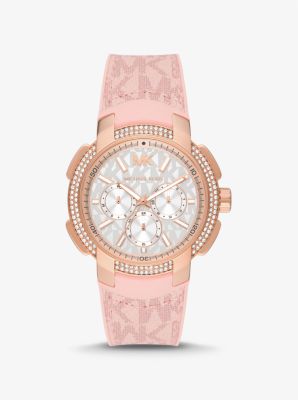 Michael Kors - Authenticated Watch - Pink Gold Pink For Woman, Very Good condition