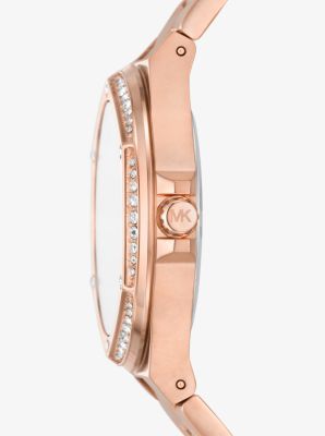 Lennox Pavé Rose Gold-Tone Watch image number 1