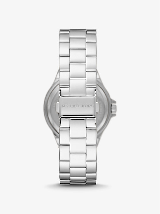 Lennox Pavé Logo Silver-Tone Watch image number 2