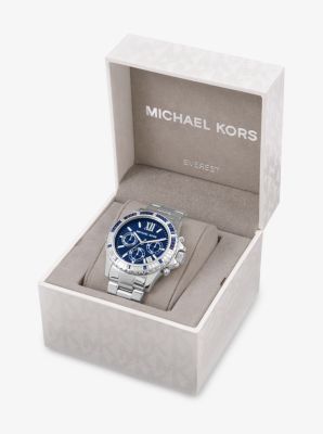 Oversized Everest Pavé Silver-Tone Watch | Michael Kors