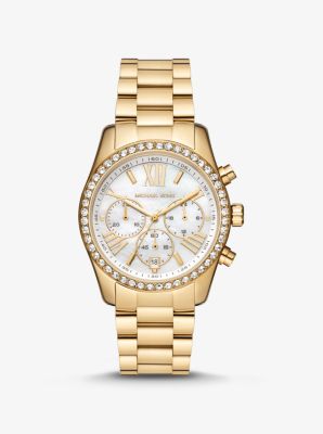 Lexington Pavé Gold-Tone Watch image number 0