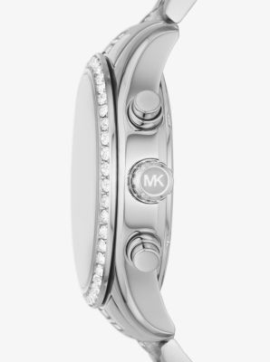 Lexington Pavé Silver-Tone Watch | Michael Kors