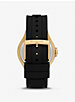 Oversized Lennox Pavé Gold-Tone and Silicone Watch image number 2