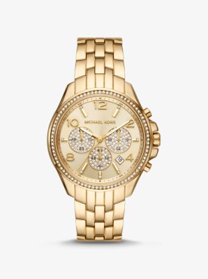 michael kors gold watch unisex
