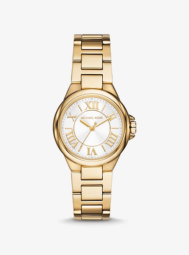 Allergisk Seaboard pille Mini Camille Gold-tone Watch | Michael Kors