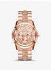 Oversized Bryn Pavé Rose Gold-Tone Watch image number 0