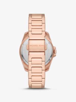 Mini Alek Pavé Rose Gold-Tone Watch | Michael Kors