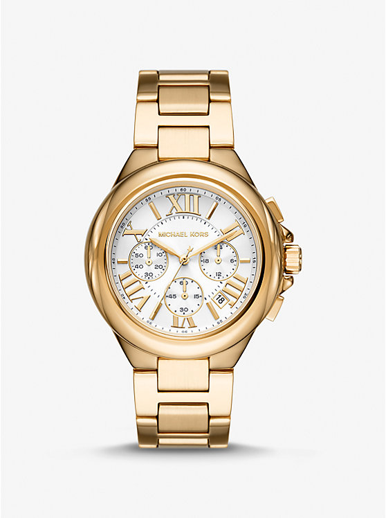Oversized Camille Gold-Tone Watch image number 0
