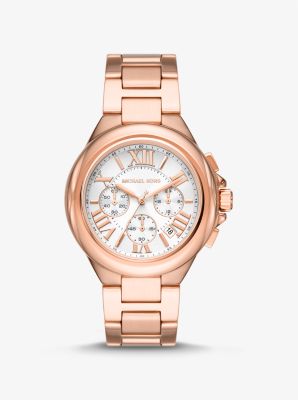 Übergroße Armbanduhr Camille im Rosé-Goldton image number 0