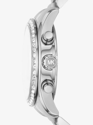 Lexington Pavé Silver-Tone Watch | Michael Kors Canada