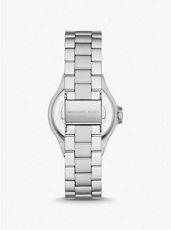 Mini Lennox Pavé Silver-Tone Watch image number 2