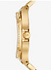 Oversized Lennox Animal Pavé Gold-Tone Watch image number 1