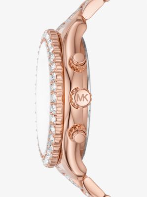 Michael kors discount layton rose gold