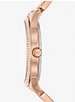 Oversized Tibby Pavé Rose Gold-Tone Watch image number 1