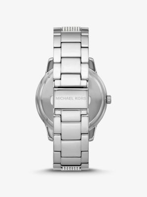 Oversized Tibby Pavé Silver-Tone Watch | Michael Kors