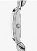 Oversized Emery Pavé Silver-Tone Curb-Link Watch image number 1