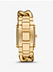 Oversized Emery Pavé Gold-Tone Curb Link Watch image number 2