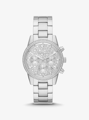 Michael kors 2025 watch sale silver