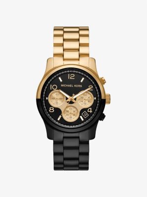 Designer Black Watches For Women | Michael Kors