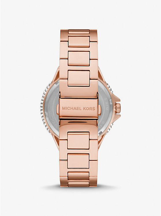 Oversized Camille Ombré Pavé Rose Gold-Tone Watch image number 2