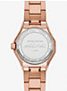 Limited-Edition Oversized Raquel Pavé Rose Gold-Tone Watch image number 3