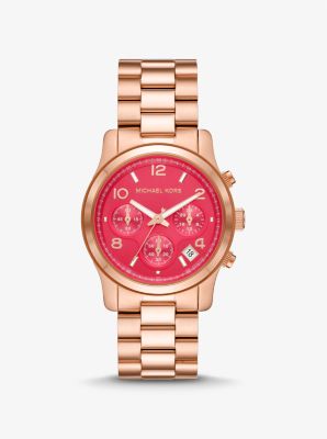 Runway Rose Gold Tone Watch Michael Kors Canada