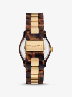 Montre femme Michael Kors MK4748 - Bracelet Cuir Noir sur