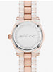 Runway Pavé Rose Gold-Tone and Acetate Watch image number 3