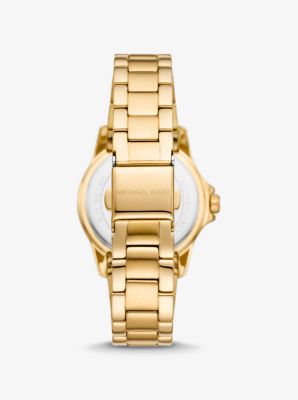 Mini Everest Pavé Gold-Tone Watch image number 2