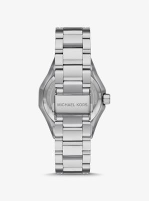 PRIDE Limited-Edition Oversized Raquel Rainbow Pavé Silver-Tone Watch image number 2