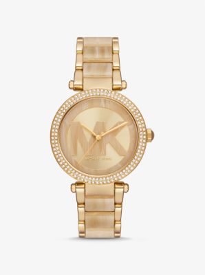 Michael kors on sale silver sparkle watch