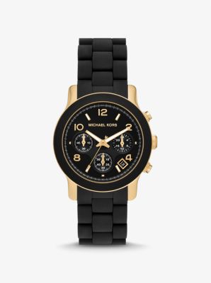 Michael kors runway shop gold tone smartwatch