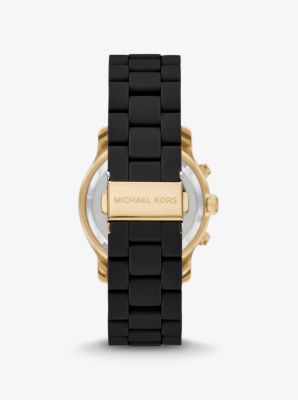 Reloj Runway oversize en tono dorado